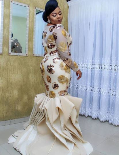 Gifty Osei's first outfit for her executive launch
