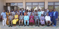 Some stakeholders and participants at the workshop