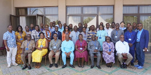 Some stakeholders and participants at the workshop