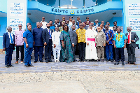 The participants at the National Peace Council and Prophets for Peaceful Elections 2024 dialogue