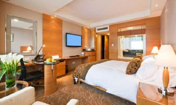 File photo of a hotel room