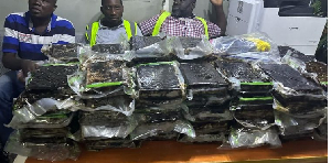 Confiscated cocaine substances aft  an cognition  by Narcotics Control Commission
