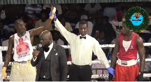 Bukom Banku's son Ambitious Tilapia won his fight