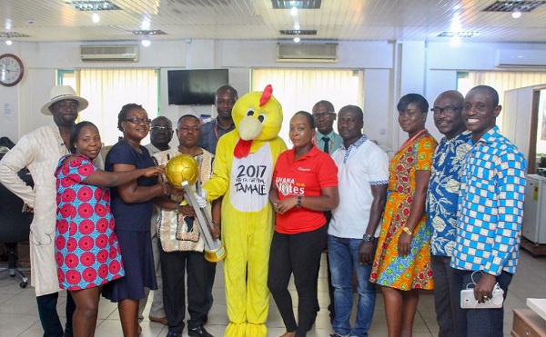 The 2017 MTN FA Cup trophy arrived in Kumasi on Friday