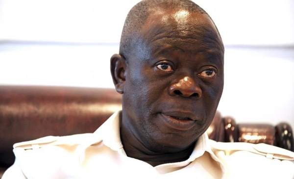 Senator Adams Oshiomhole, is the former Edo State governor