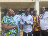 The MP (M) among some of th staff