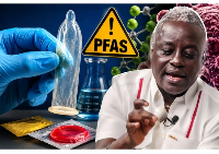 Dr Foster Buabeng has warned that condoms may contain PFAS chemicals