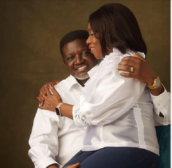 Archbishop Charles Agyinasare and wife. Photo via Facebook