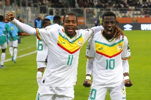 Senegal players celebrating | File photo