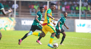 Image from Asante Kotoko game against Samartex