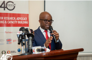 Dr. Stephen Amoah addressing participants