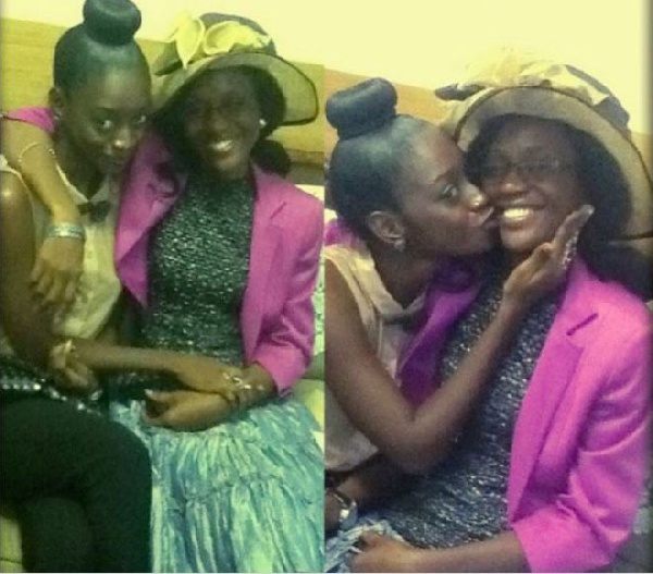 Adomaa and mother