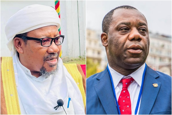 Sheikh Mohammed Kamil Samudeen (L) has been sued by NAPO