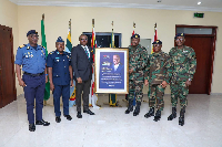 MoD and GAF presented Genfi with citations in recognition of his service