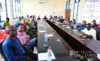 Photo of the participants at the workshop
