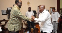 Trade Minister-designate Alan Kyerematen (Left) and President Akufo-Addo (Right)