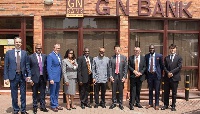 Group Picture of the Western Union and GN Bank Team