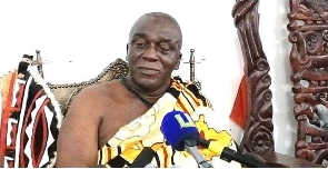 Nana Kobena Nketsia V, the Paramount Chief of Essikado traditional area