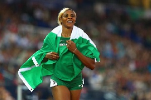 Nigerian athlete Blessing Okagbare