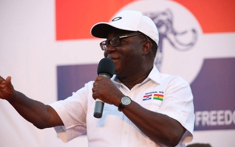 Freddie Blay, Acting Chairman of the governing New Patriotic Party (NPP)