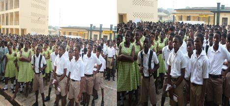 Some students of Tema Senior High School