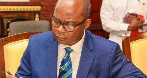 Dr Ernest Kwamina Yehu Addison , Governor of the Bank of Ghana