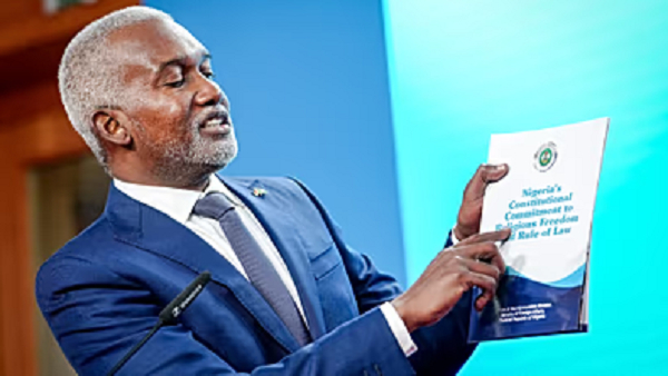 Yusuf Tuggar attends German-Nigerian Commission press briefing