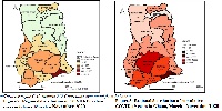 File photo of a coronavirus map of Ghana