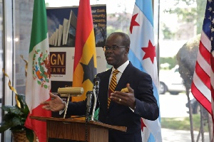 Dr. Papa Kwesi Nduom Delivering The  Keynote Address At The Event