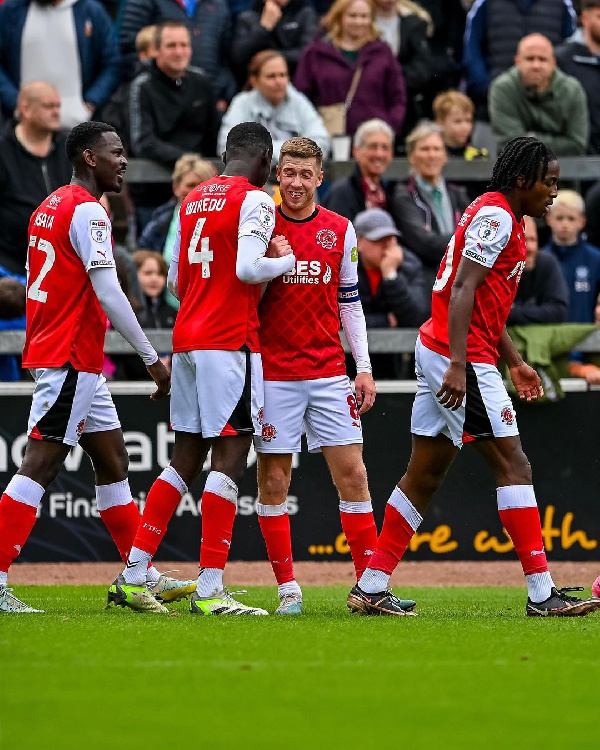 Sarpong-Wiredu gave Carlisle United a lot of problems in the game