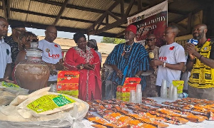Scene from the National Chocolate Day celebration