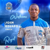 Flyer announcing appointment of John Eduafo Jnr