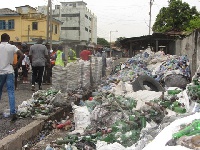 The heap of used plastic bottles has become a breeding grounds for mosquitoes