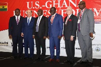 Vice President Dr Mahamudu Bawumia with others after the maiden U.S-Ghana Business Forum