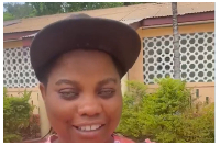 A photo of the visually impaired graduate