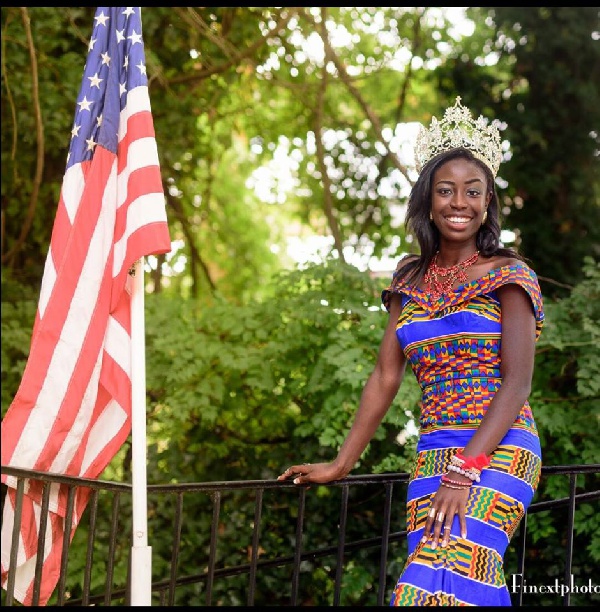 Winner of Miss Ghana USA 2015, Ivy Akosua Amankwa Preko