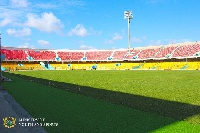 The refurbished turf at the Accra Sports Stadium