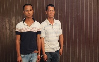 The two suspected Chinese illegal miners