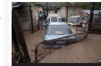 A severe storm hit South Africa's Western Cape province over the weekend