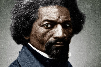 Frederick Douglass was an iconic black leader in America who died of heart attack in 1895