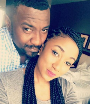 John Dumelo with his alleged girlfriend