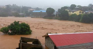 Flooded Streets In Serria Leone