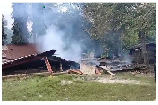 Angry residents burn down church after skeletal remains found in pastor’s home