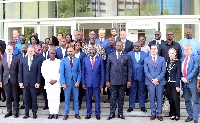 Some Ghanaian officials and EU officials