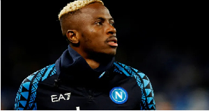 Napoli's Victor Osimhen was Serie A's leading scorer in 2022-23