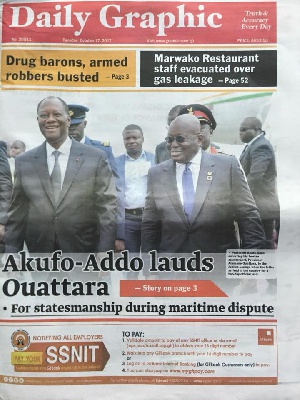 Stories making headlines on the front pages of major newspapers