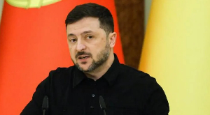 Volodymyr Zelensky is Ukraine's President