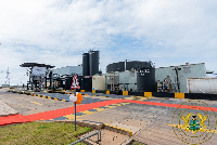 The $40 million facility is the largest bitumen processing plant in Ghana