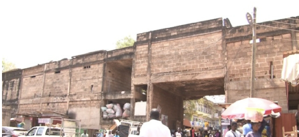 Madina Market building in question