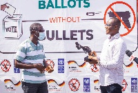 Some personalities at the 'Ballots Without Bullets' event